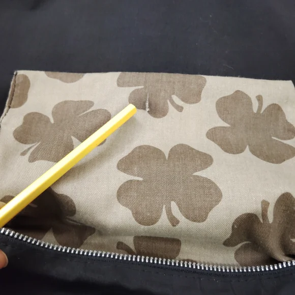 Lucky Brand Leather Purse Braiding Detail Metal Studs Shoulder Crescent Hobo Bag - Picture 13 of 16